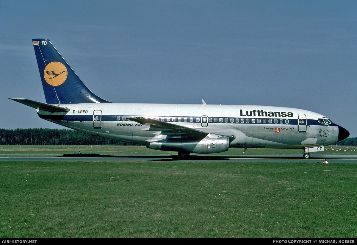 Aircraft Photo of D-ABFD | Boeing 737-230/Adv | Lufthansa | AirHistory.net #441437