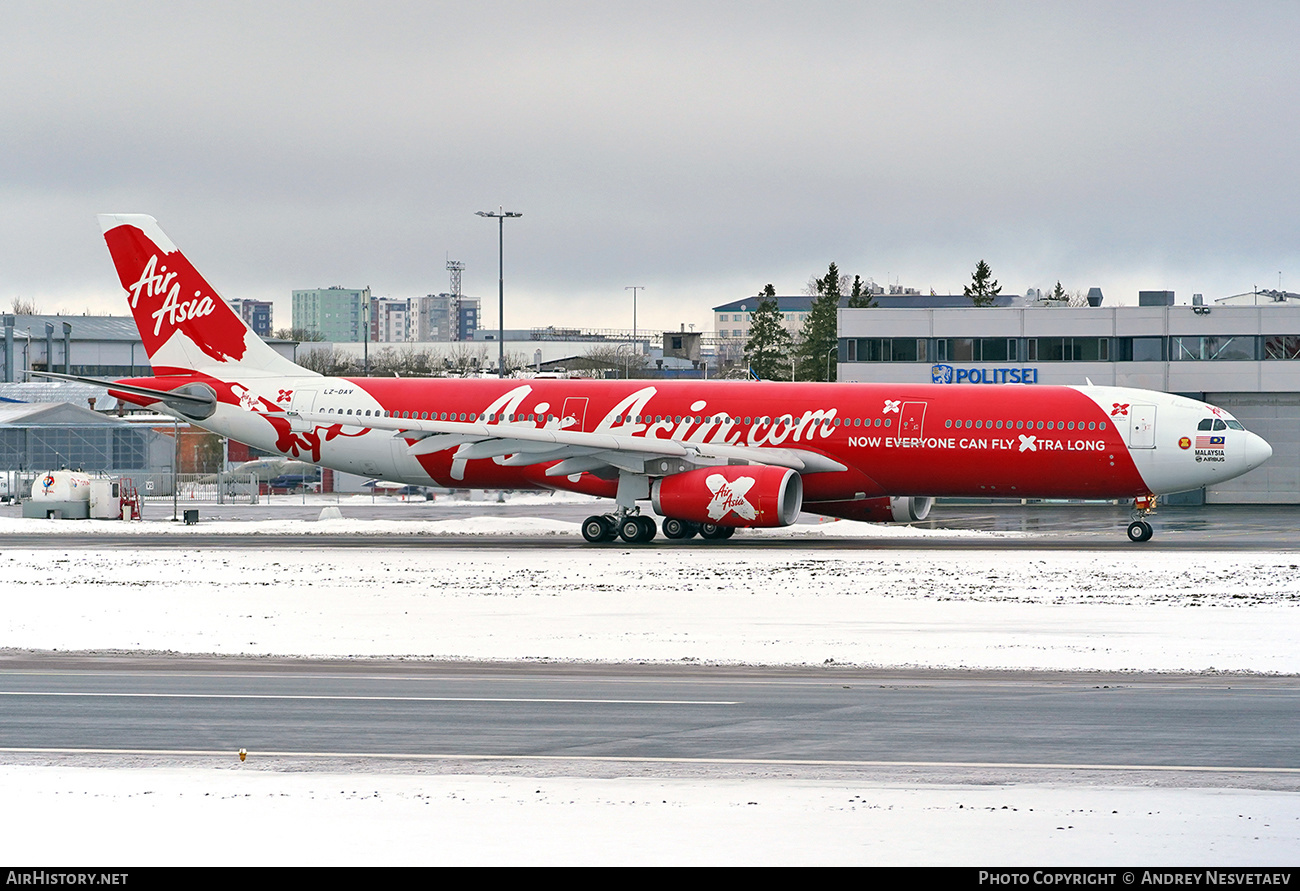 Aircraft Photo of LZ-DAV | Airbus A330-343E | AirAsia X | AirHistory.net #441451