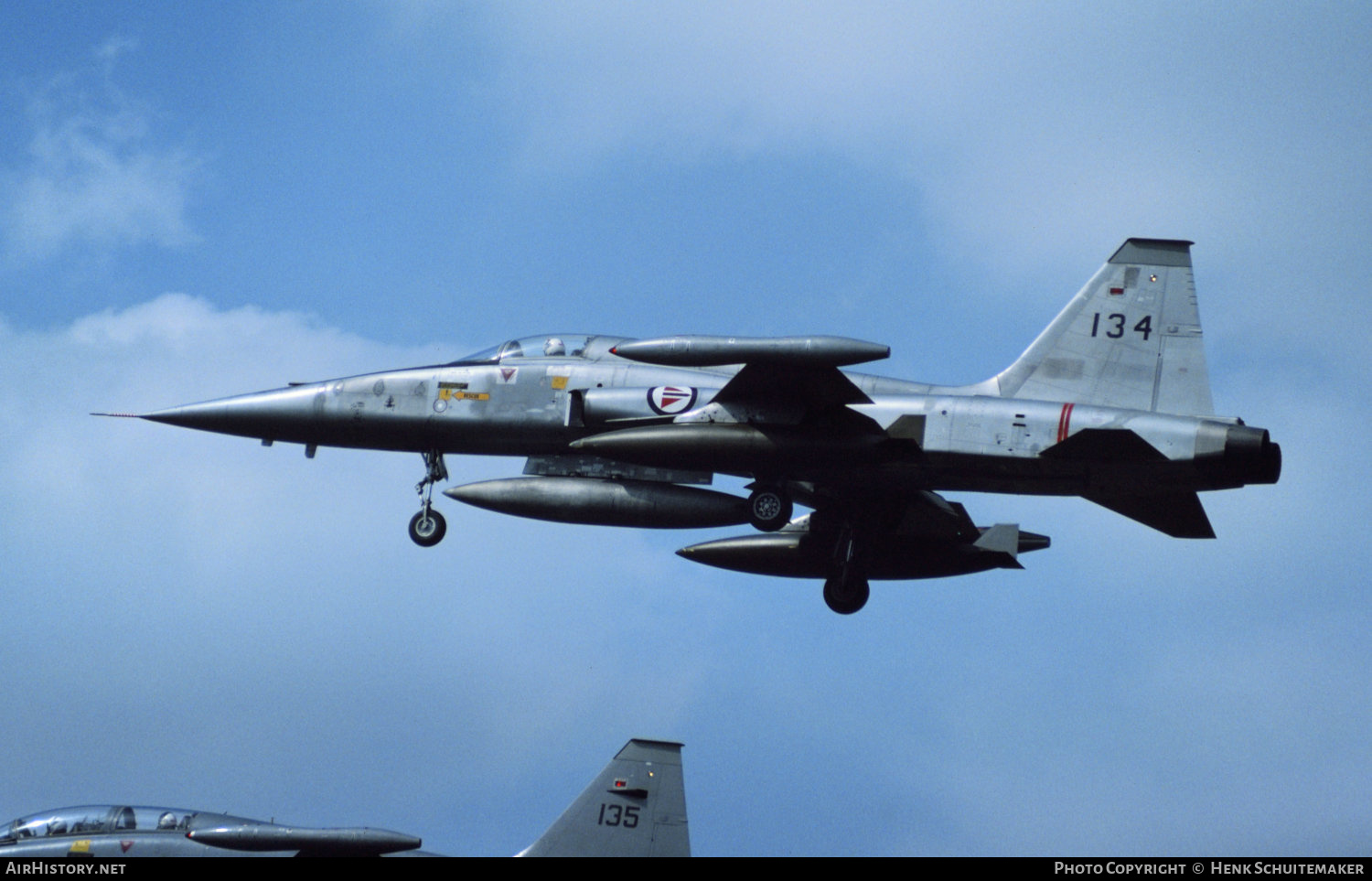 Aircraft Photo of 134 | Northrop F-5A(G) Freedom Fighter | Norway - Air Force | AirHistory.net #441454