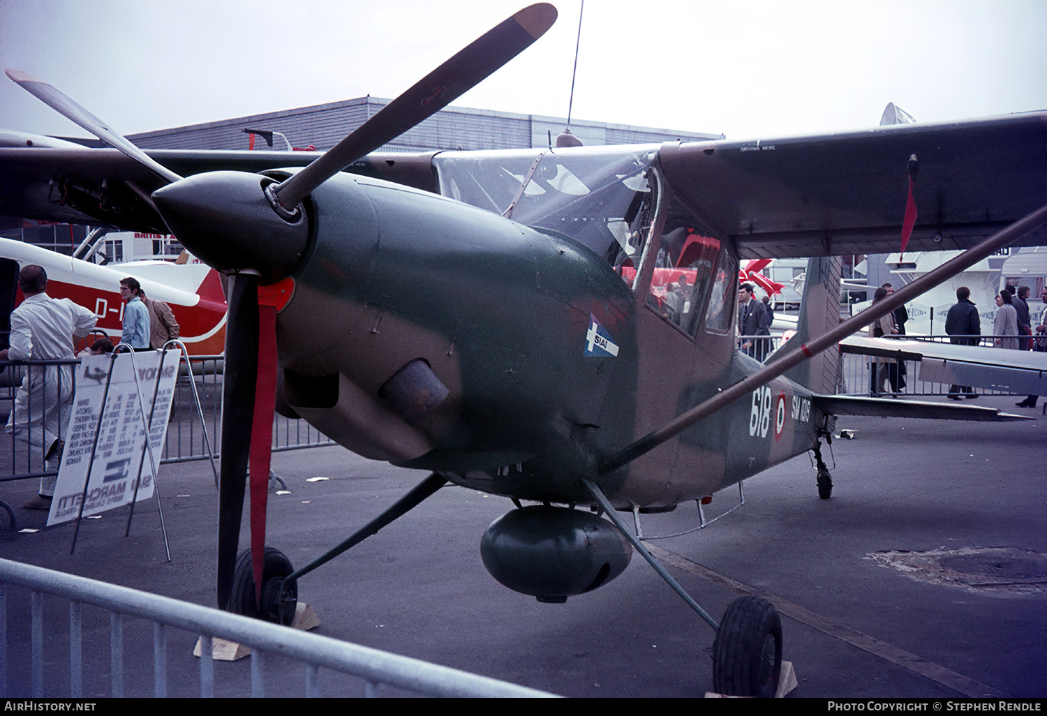 Aircraft Photo of I-SJAR | SIAI-Marchetti SM-1019A | AirHistory.net #441474