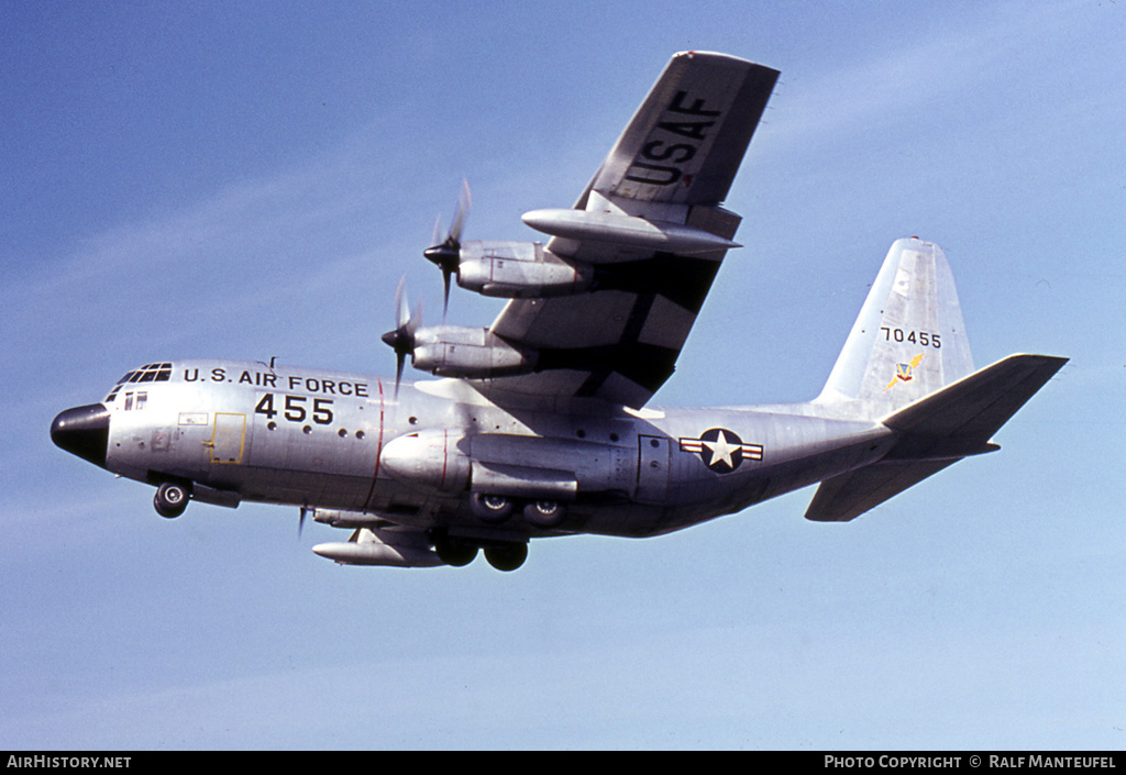 Aircraft Photo of 57-455 / 70455 | Lockheed C-130A Hercules (L-182) | USA - Air Force | AirHistory.net #441484