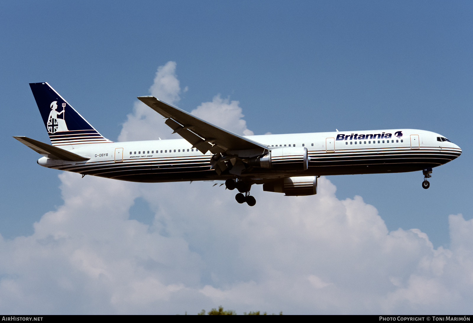 Aircraft Photo of G-OBYB | Boeing 767-304/ER | Britannia Airways | AirHistory.net #441552