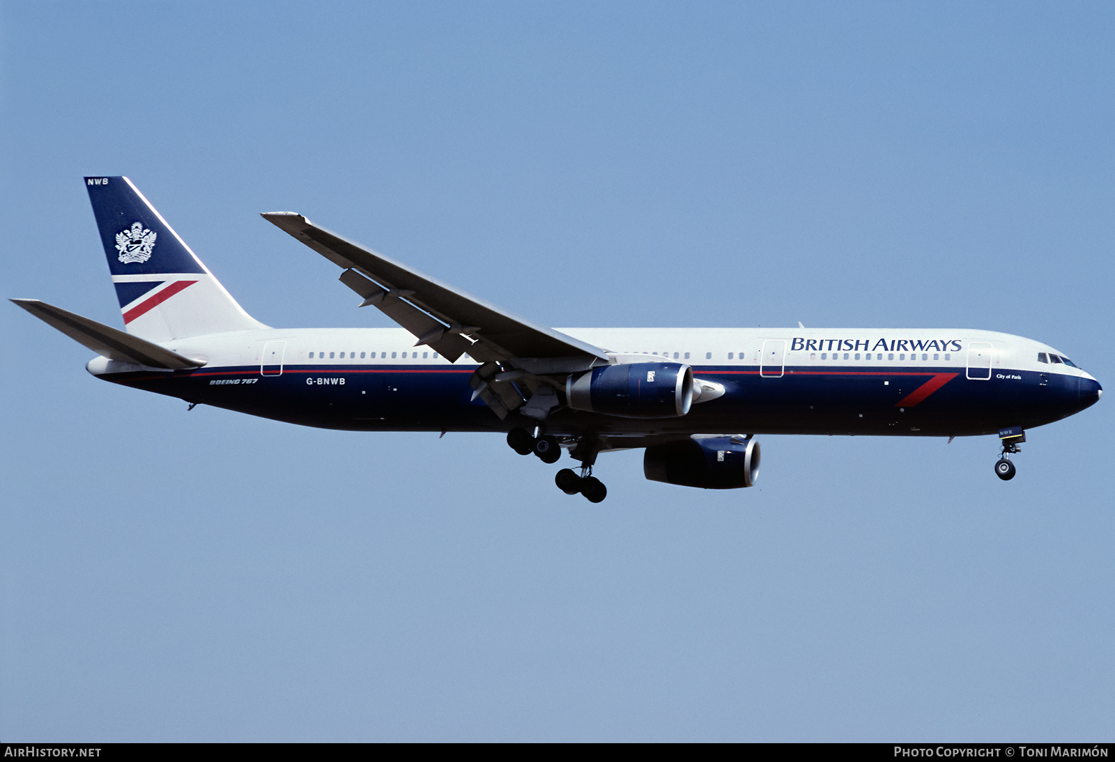 Aircraft Photo of G-BNWB | Boeing 767-336/ER | British Airways | AirHistory.net #441554