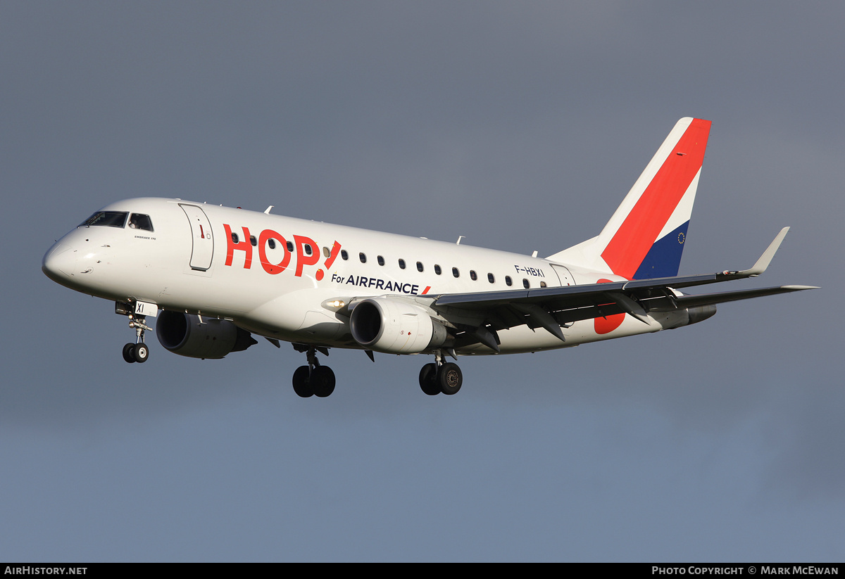 Aircraft Photo of F-HBXI | Embraer 170STD (ERJ-170-100STD) | Hop! | AirHistory.net #441568