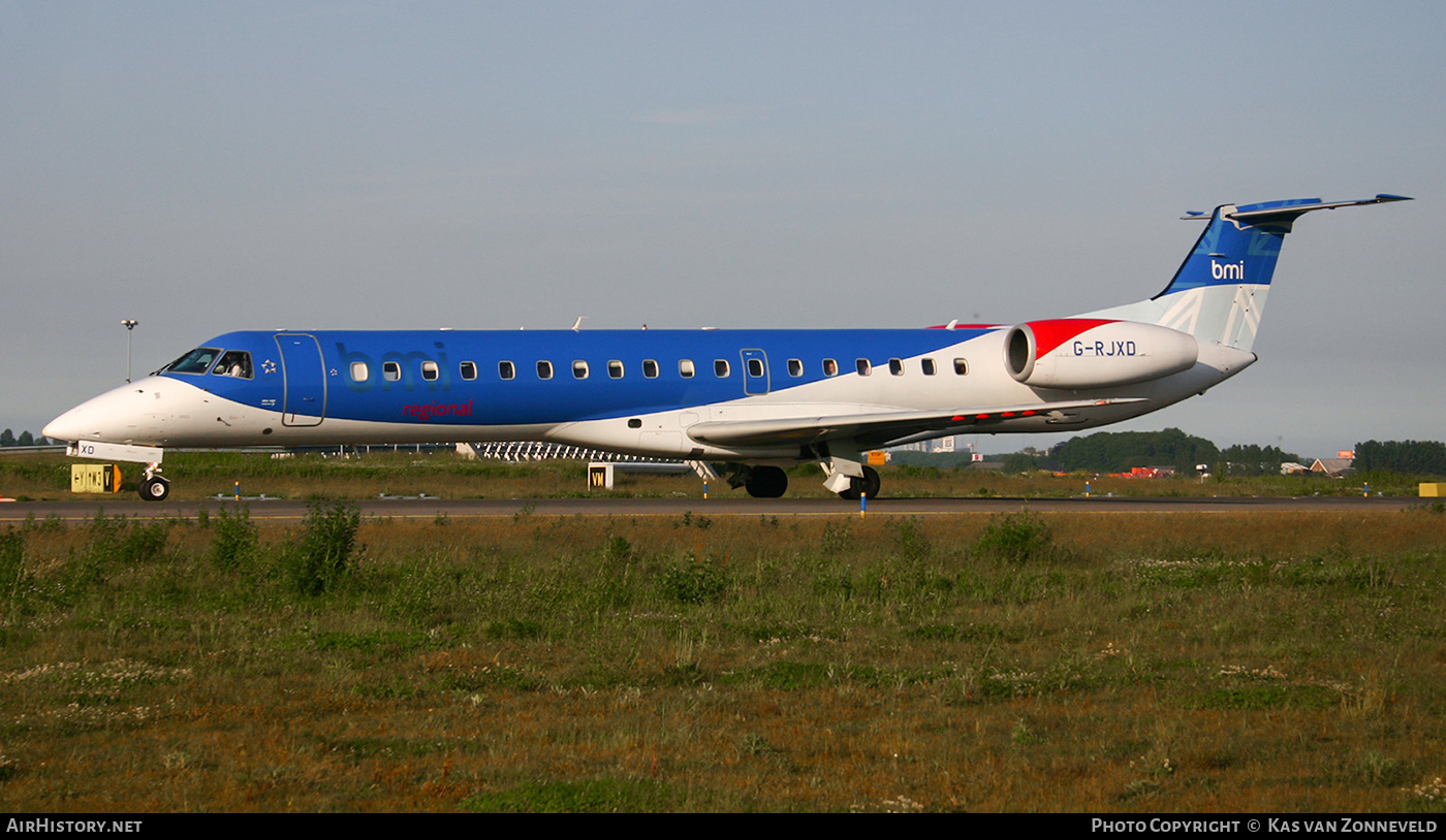 Aircraft Photo of G-RJXD | Embraer ERJ-145EP (EMB-145EP) | BMI Regional | AirHistory.net #441573