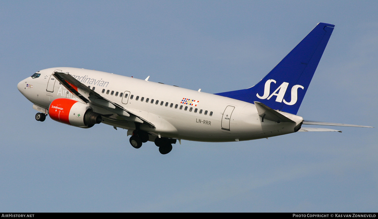 Aircraft Photo of LN-RRR | Boeing 737-683 | Scandinavian Airlines - SAS | AirHistory.net #441595
