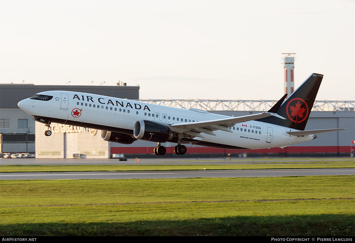 Aircraft Photo of C-FSDQ | Boeing 737-8 Max 8 | Air Canada | AirHistory.net #441603