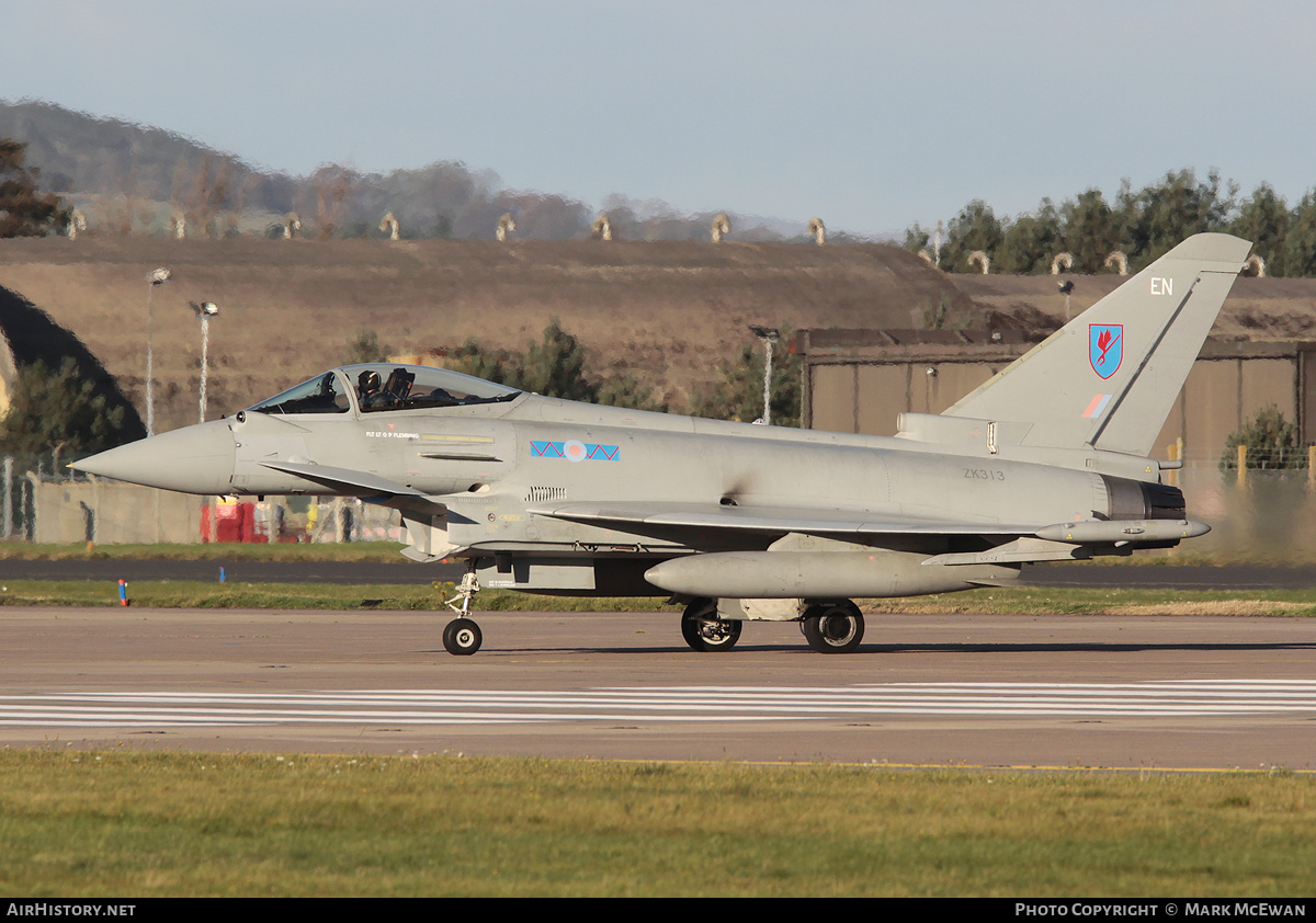 Aircraft Photo of ZK313 | Eurofighter EF-2000 Typhoon FGR4 | UK - Air Force | AirHistory.net #441622