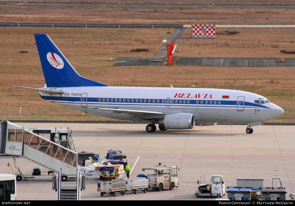 Aircraft Photo of EW-250PA | Boeing 737-524 | Belavia | AirHistory.net #441636