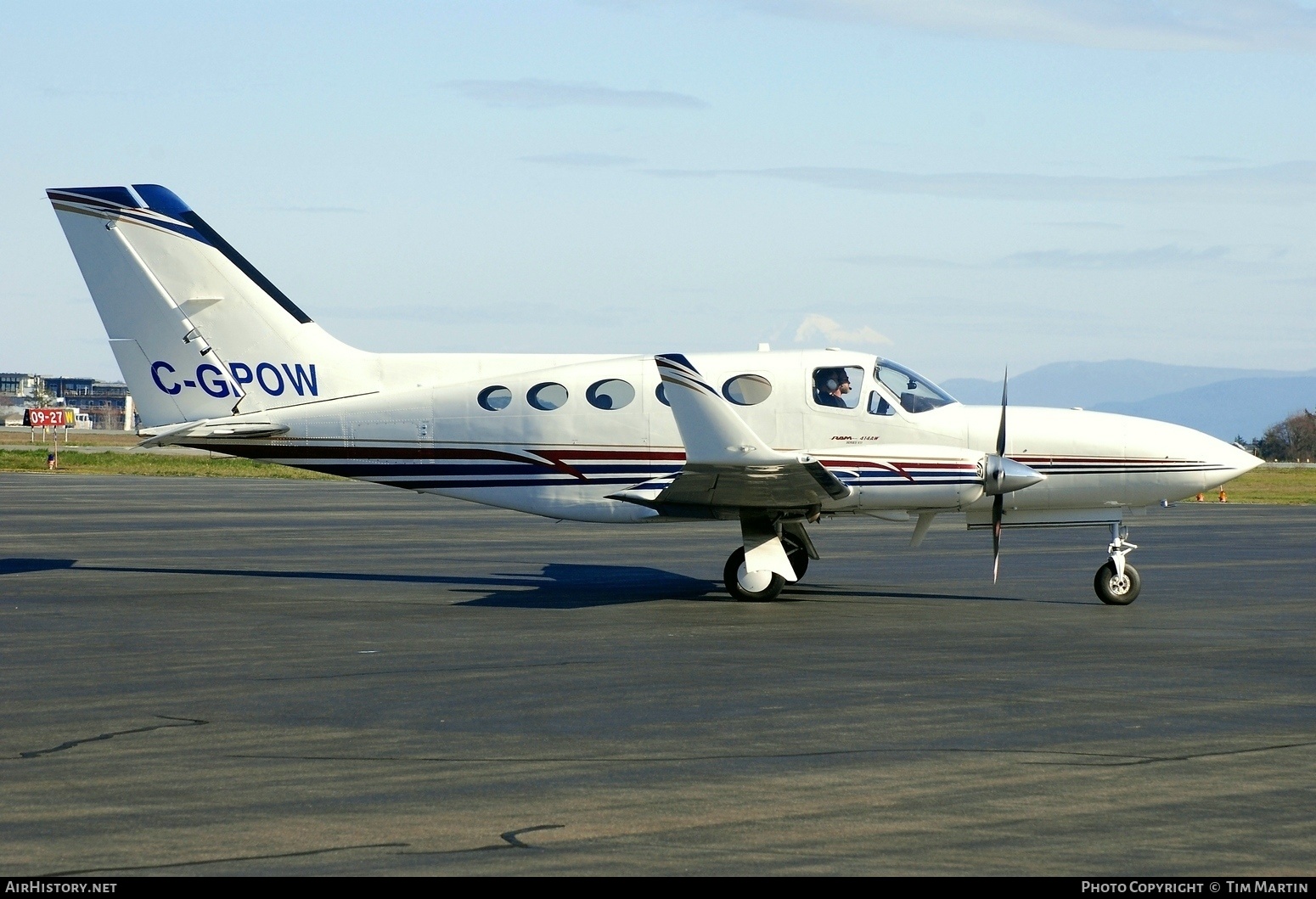 Aircraft Photo of C-GPOW | Cessna 414A Chancellor | AirHistory.net #441655