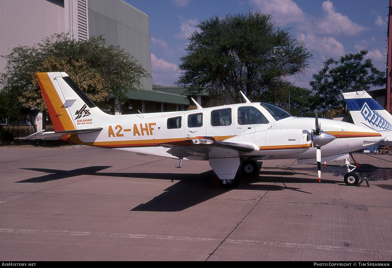 Aircraft Photo of A2-AHF | Beech 58 Baron | Kalahari Air Services | AirHistory.net #441656