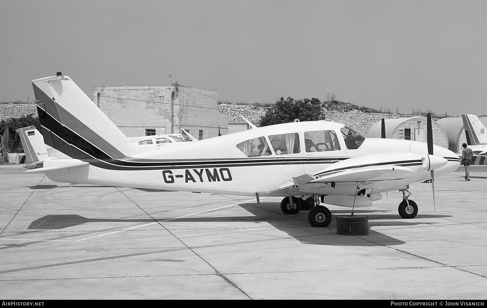 Aircraft Photo of G-AYMO | Piper PA-23-250 Turbo Aztec C | AirHistory.net #441671