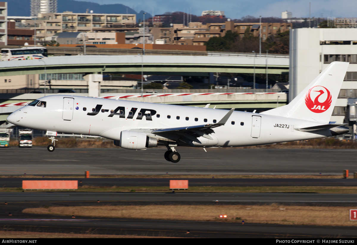 Aircraft Photo of JA227J | Embraer 170STD (ERJ-170-100STD) | J-Air | AirHistory.net #441684