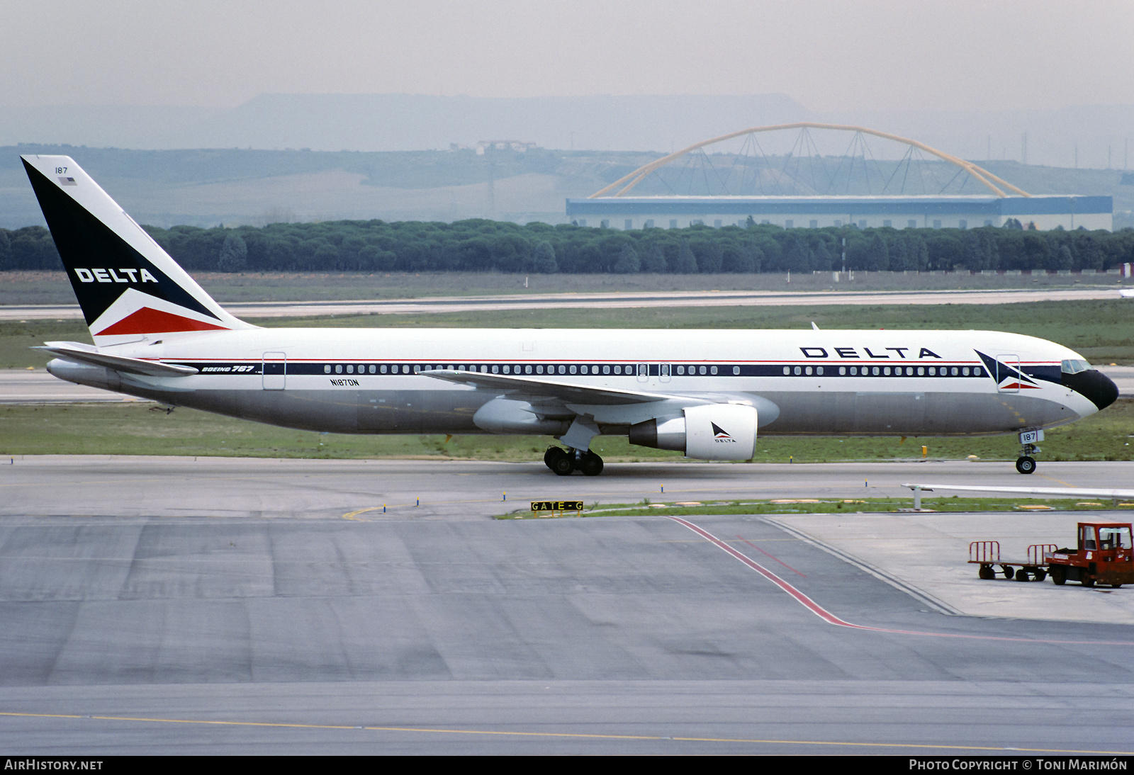 Aircraft Photo of N187DN | Boeing 767-332/ER | Delta Air Lines | AirHistory.net #441688