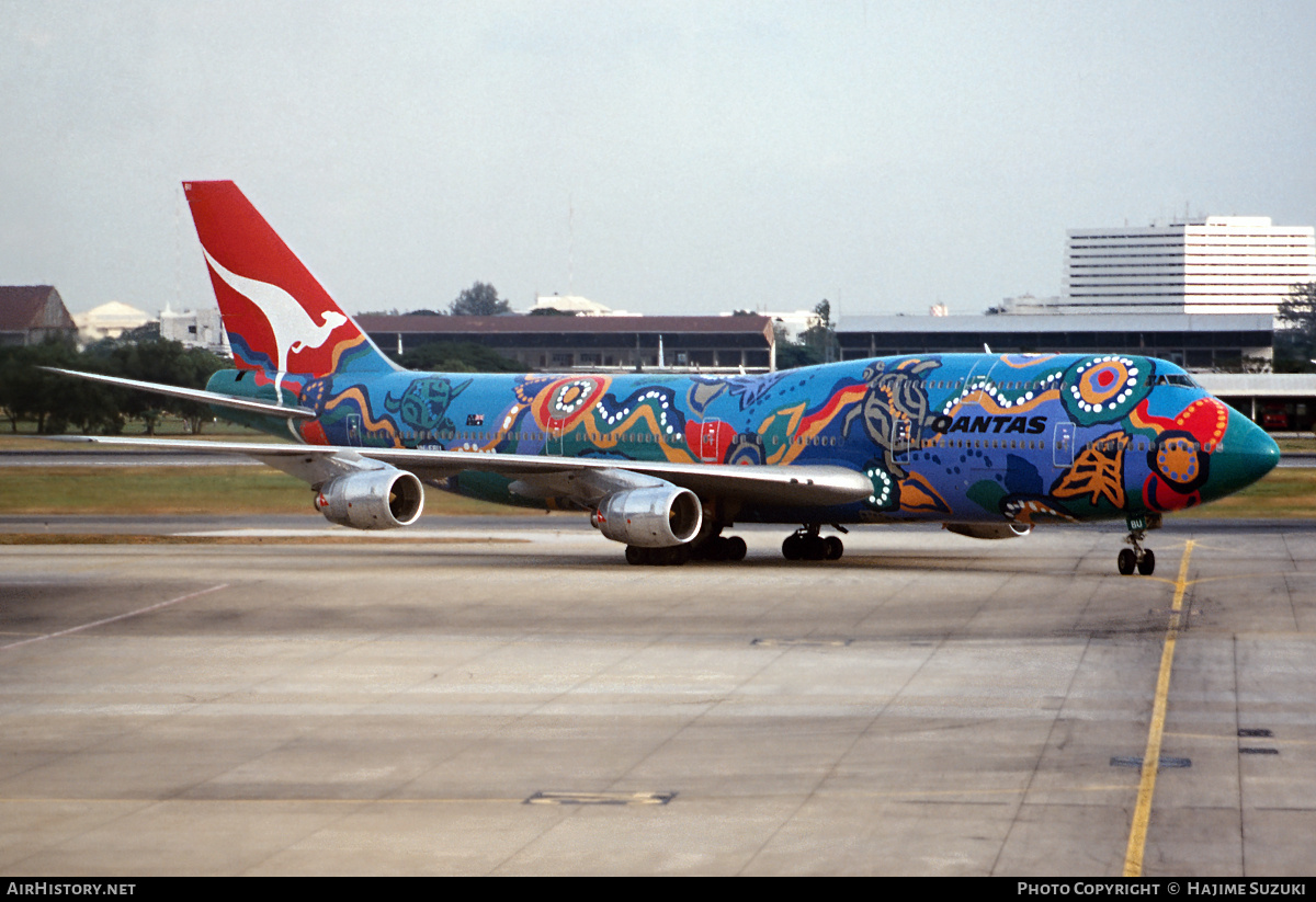 Aircraft Photo of VH-EBU | Boeing 747-338 | Qantas | AirHistory.net #441690