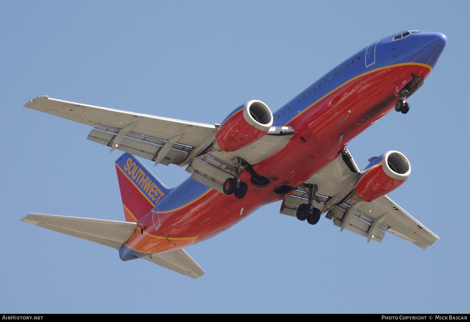 Aircraft Photo of N368SW | Boeing 737-3H4 | Southwest Airlines | AirHistory.net #441700