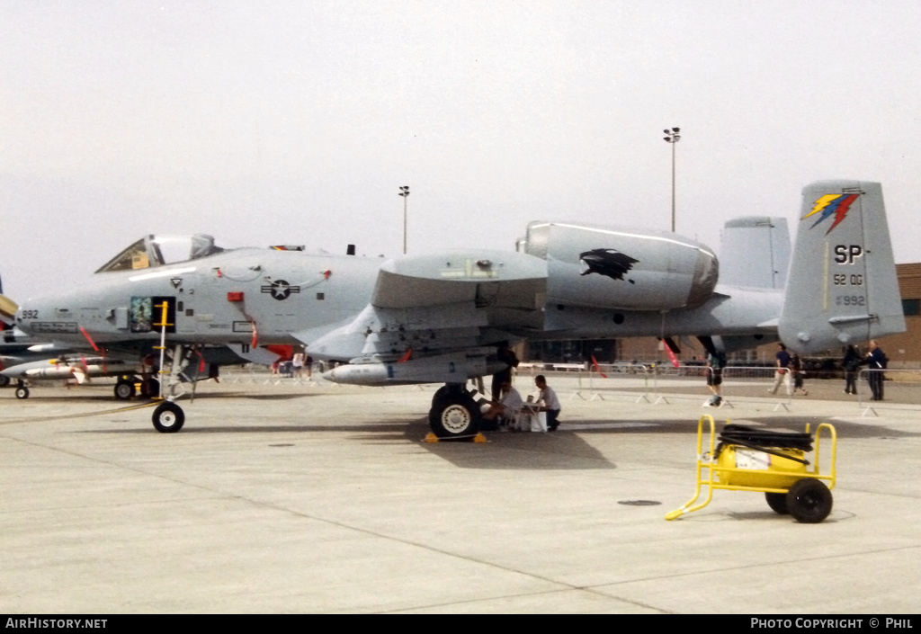 Aircraft Photo of 81-0992 / AF81-992 | Fairchild A-10A Thunderbolt II | USA - Air Force | AirHistory.net #441722