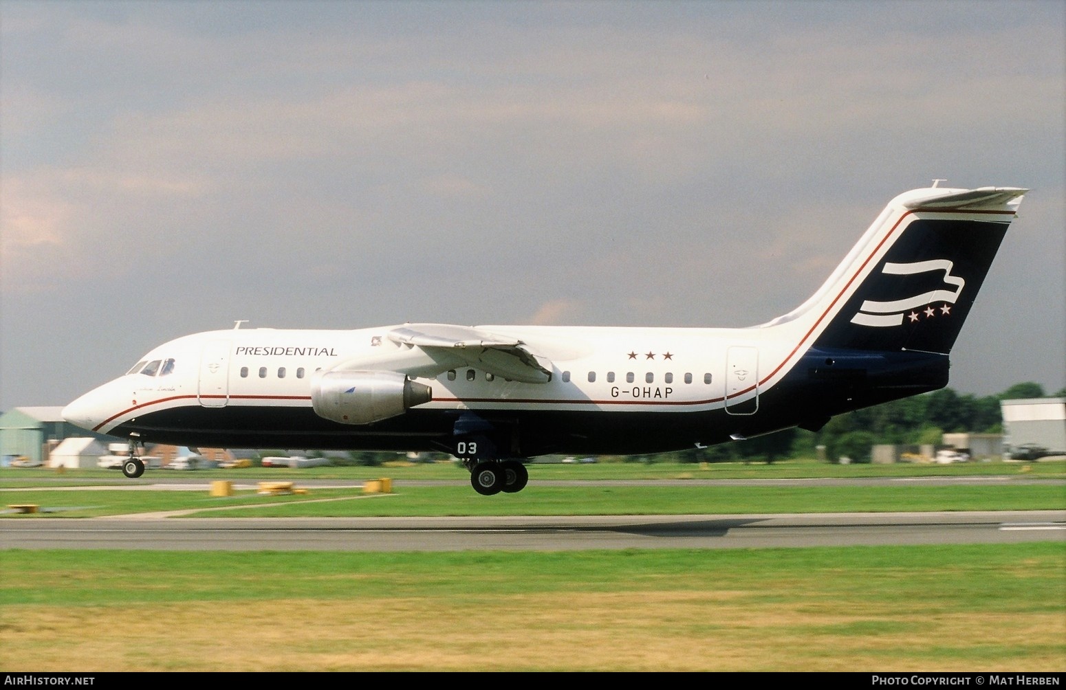 Aircraft Photo of G-OHAP | British Aerospace BAe-146-200 | Presidential Airways | AirHistory.net #441731