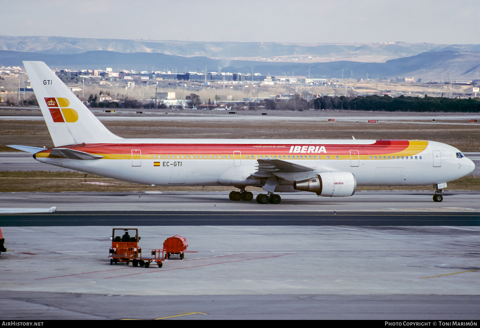 Aircraft Photo of EC-GTI | Boeing 767-3Y0/ER | Iberia | AirHistory.net #441738