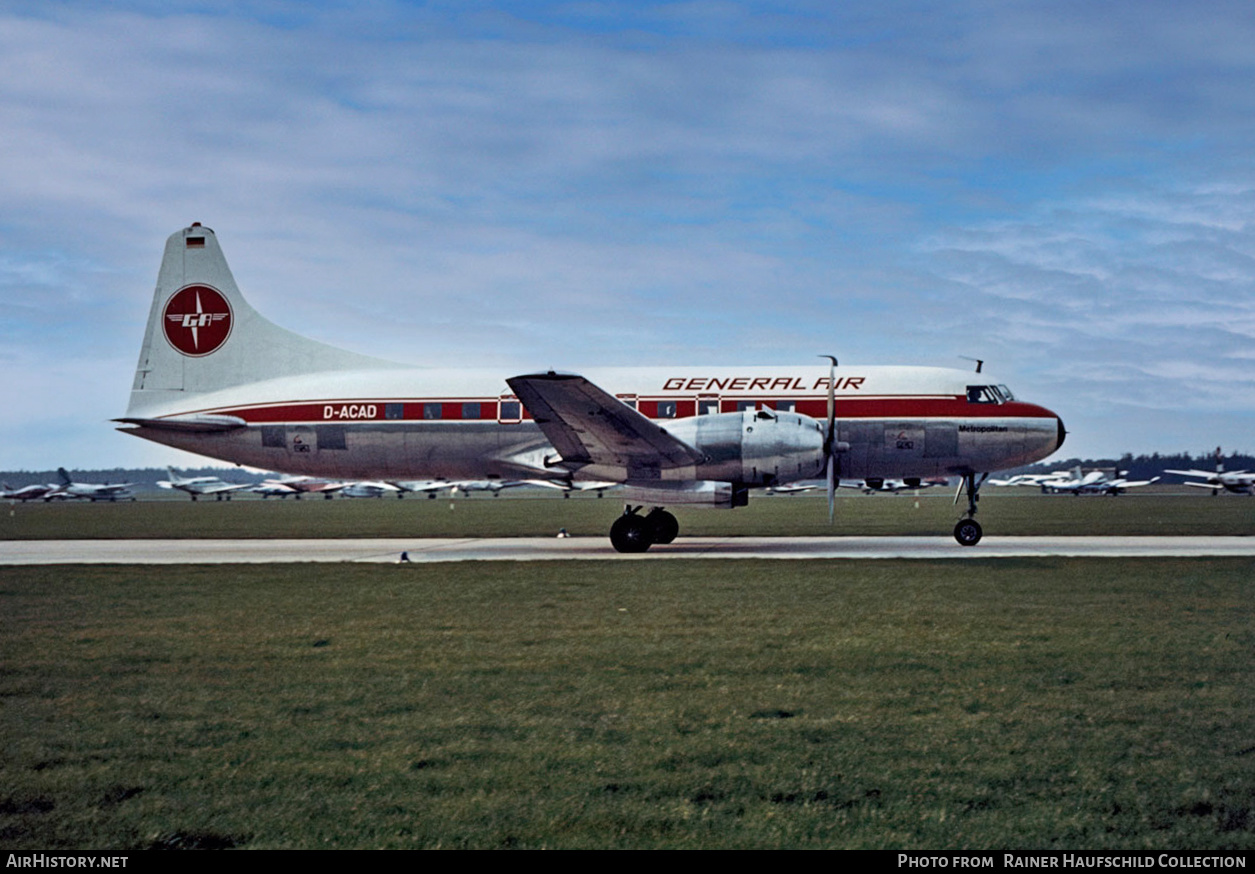 Aircraft Photo of D-ACAD | Convair 340-61 | General Air | AirHistory.net #441770