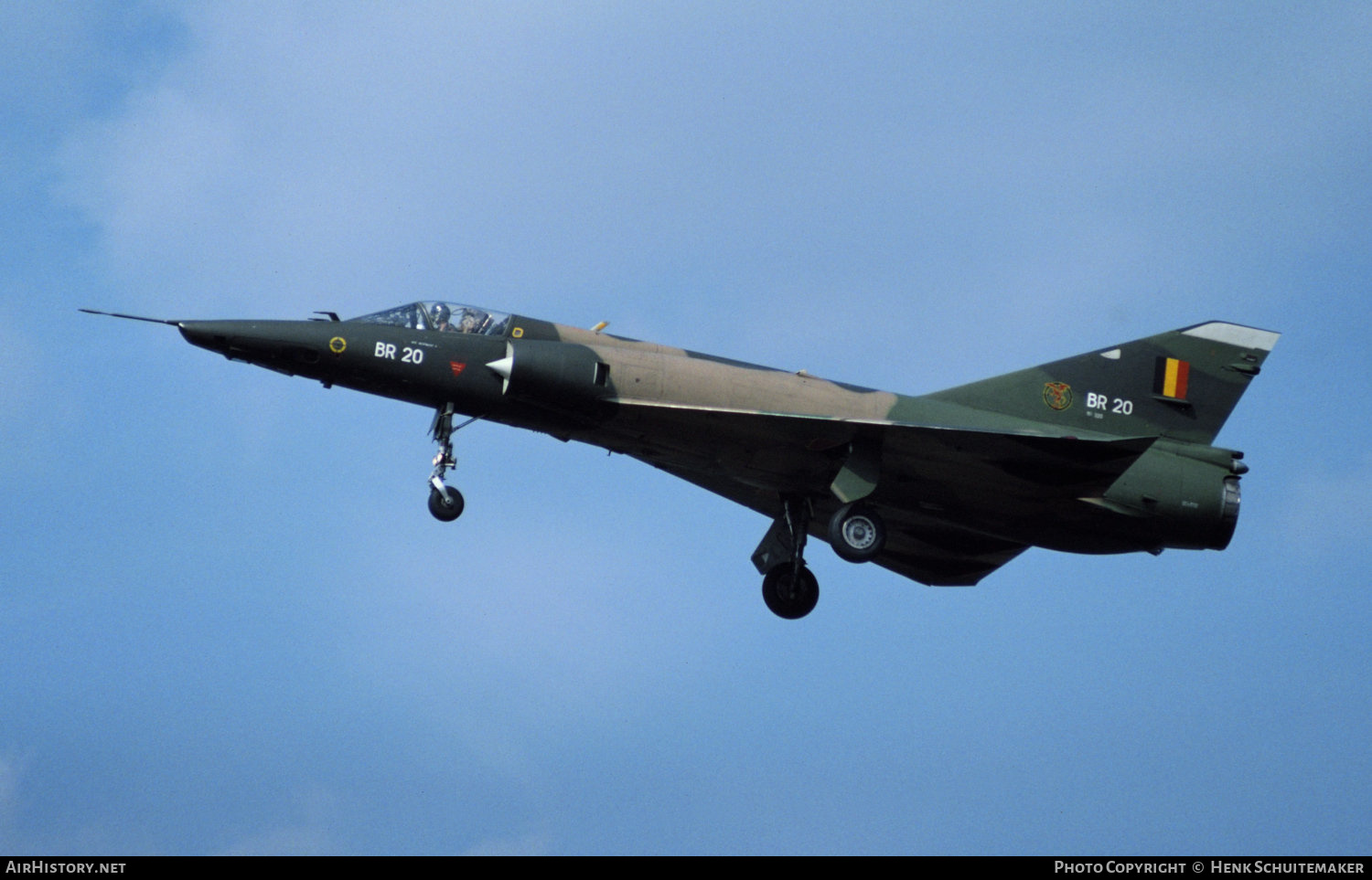 Aircraft Photo of BR20 | Dassault Mirage 5BR | Belgium - Air Force | AirHistory.net #441774