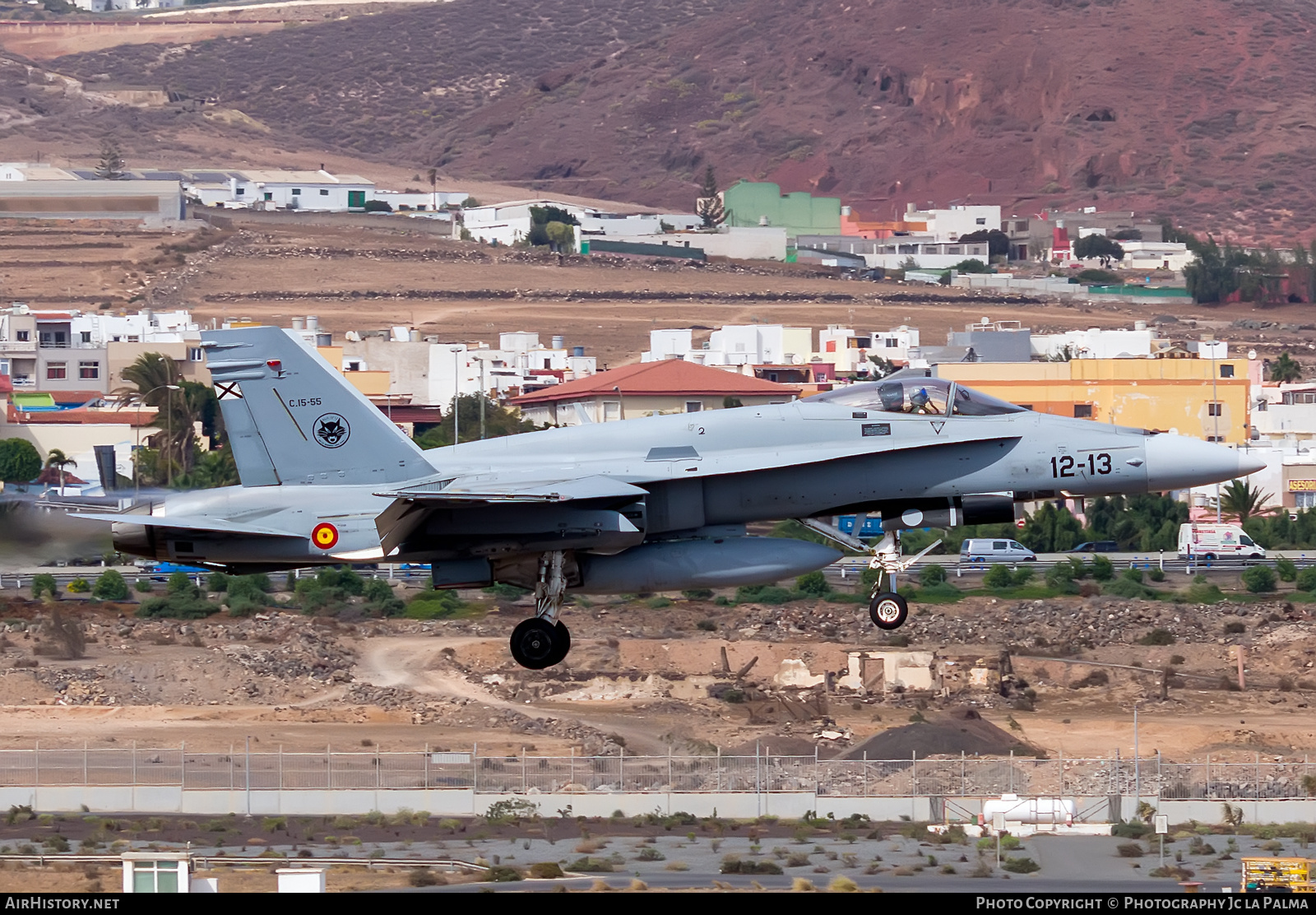 Aircraft Photo of C.15-55 | McDonnell Douglas EF-18M Hornet | Spain - Air Force | AirHistory.net #441802