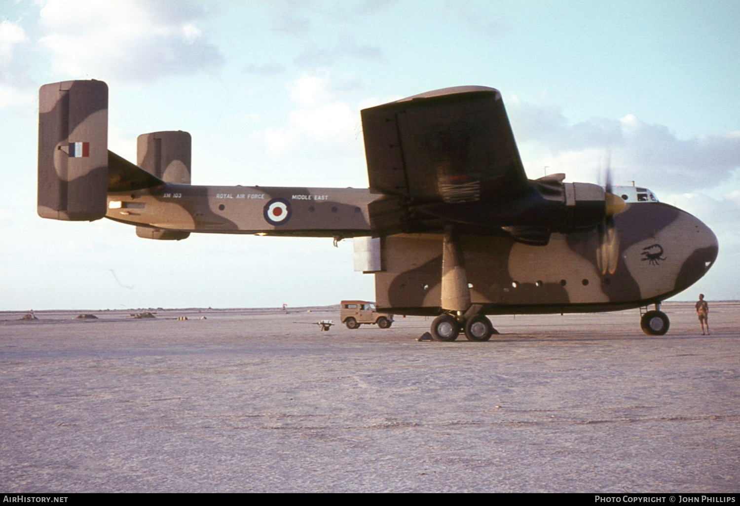 Aircraft Photo of XM103 | Blackburn B-101 Beverley C1 | UK - Air Force | AirHistory.net #441812