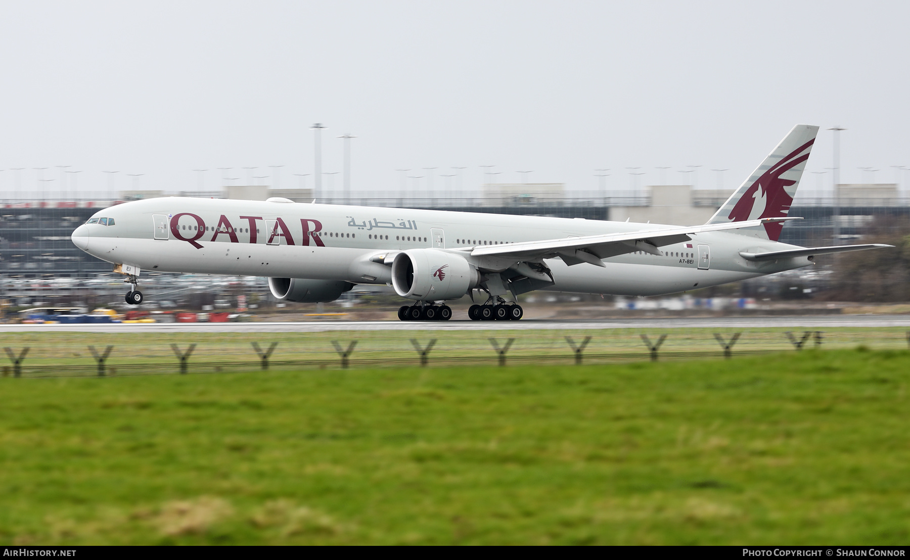 Aircraft Photo of A7-BEI | Boeing 777-3DZ/ER | Qatar Airways | AirHistory.net #441816