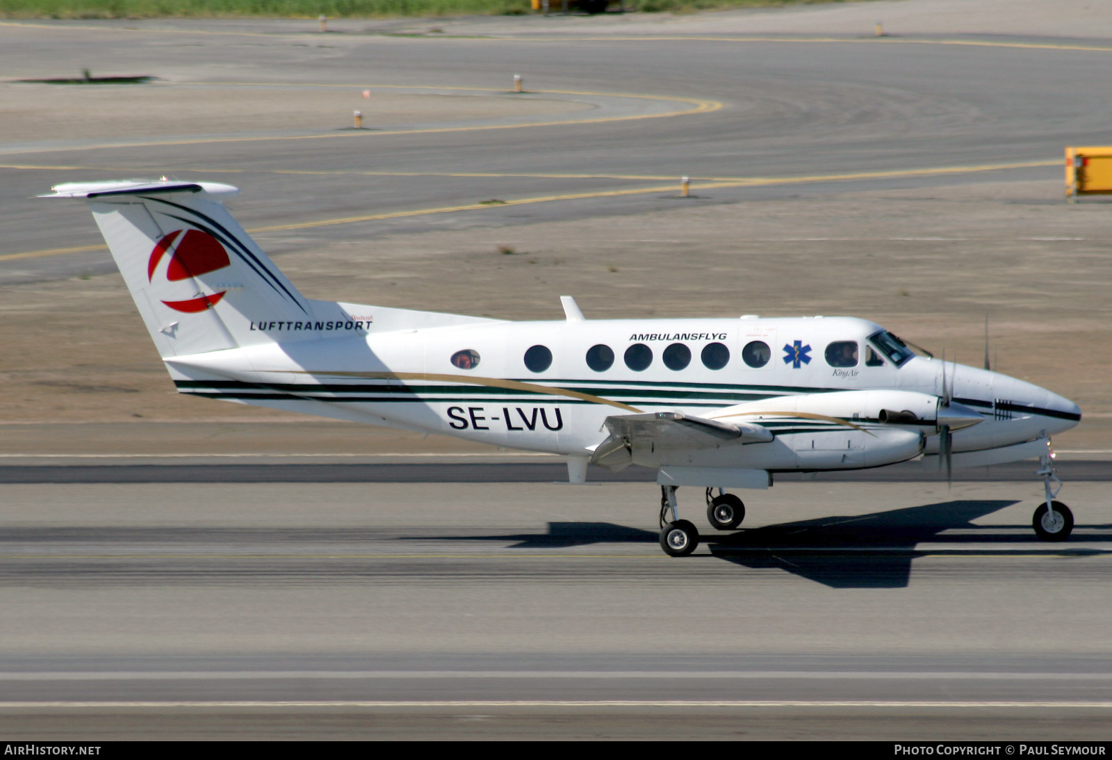 Aircraft Photo of SE-LVU | Raytheon B200 King Air | Svenskt Ambulansflyg | AirHistory.net #441835