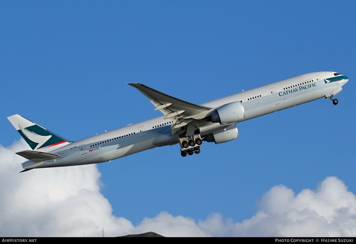 Aircraft Photo of B-KQP | Boeing 777-367/ER | Cathay Pacific Airways | AirHistory.net #441840