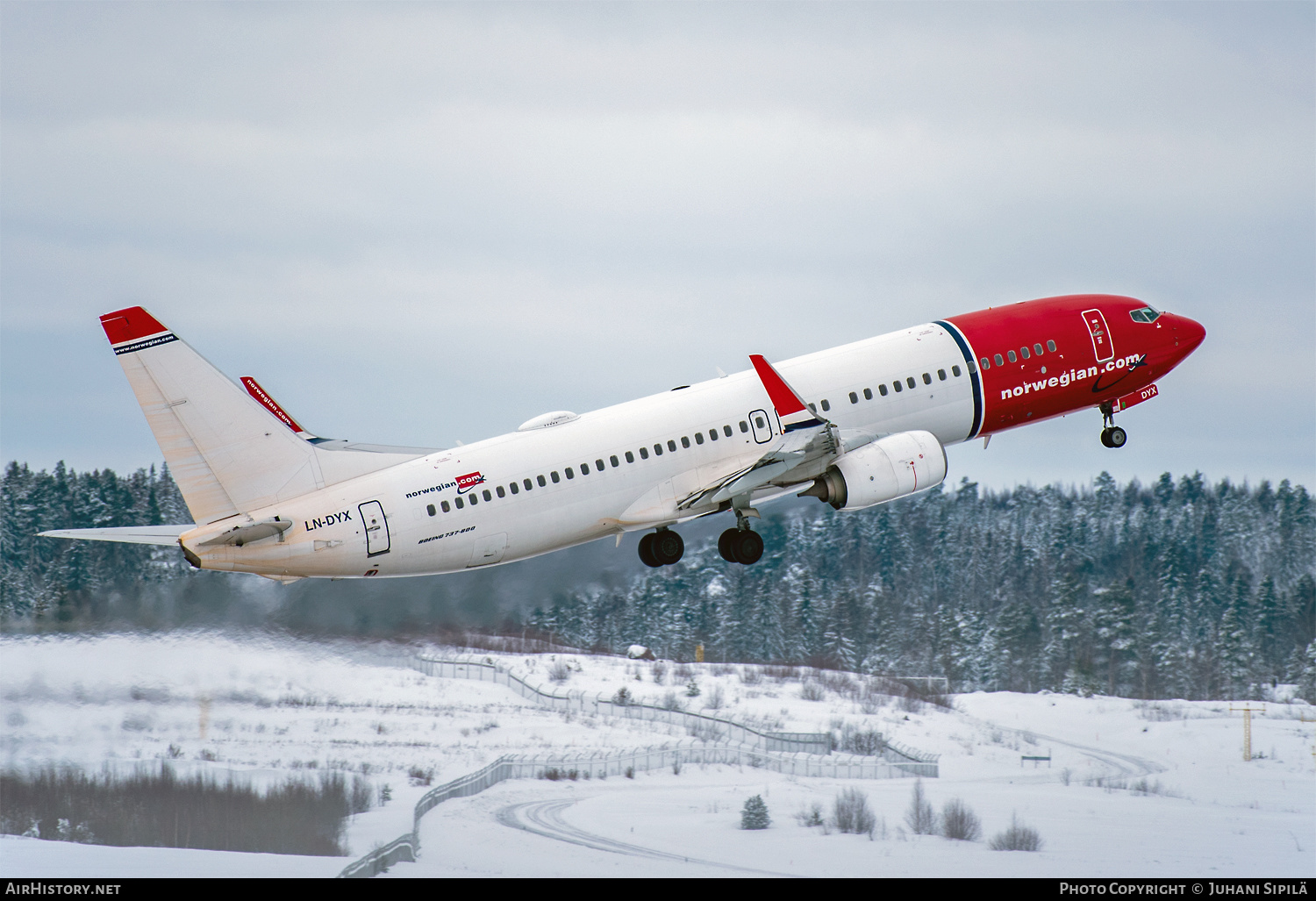 Aircraft Photo of LN-DYX | Boeing 737-8JP | Norwegian | AirHistory.net #441844