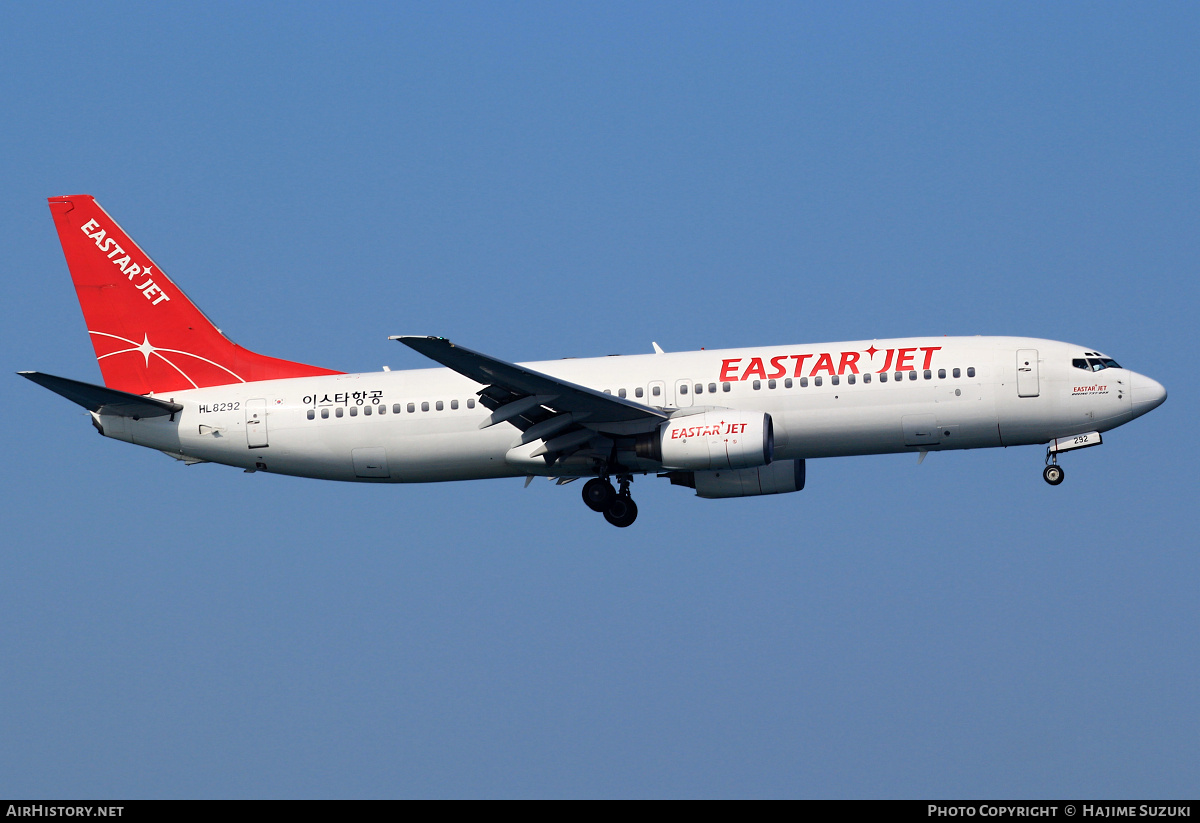 Aircraft Photo of HL8292 | Boeing 737-883 | Eastar Jet | AirHistory.net #441848