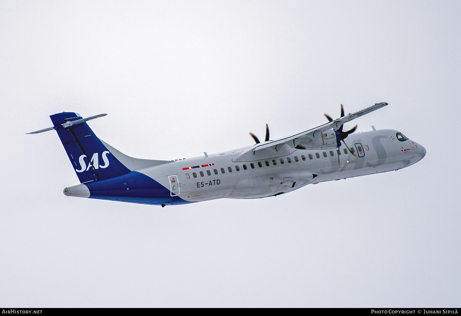 Aircraft Photo of ES-ATD | ATR ATR-72-600 (ATR-72-212A) | Scandinavian Airlines - SAS | AirHistory.net #441858