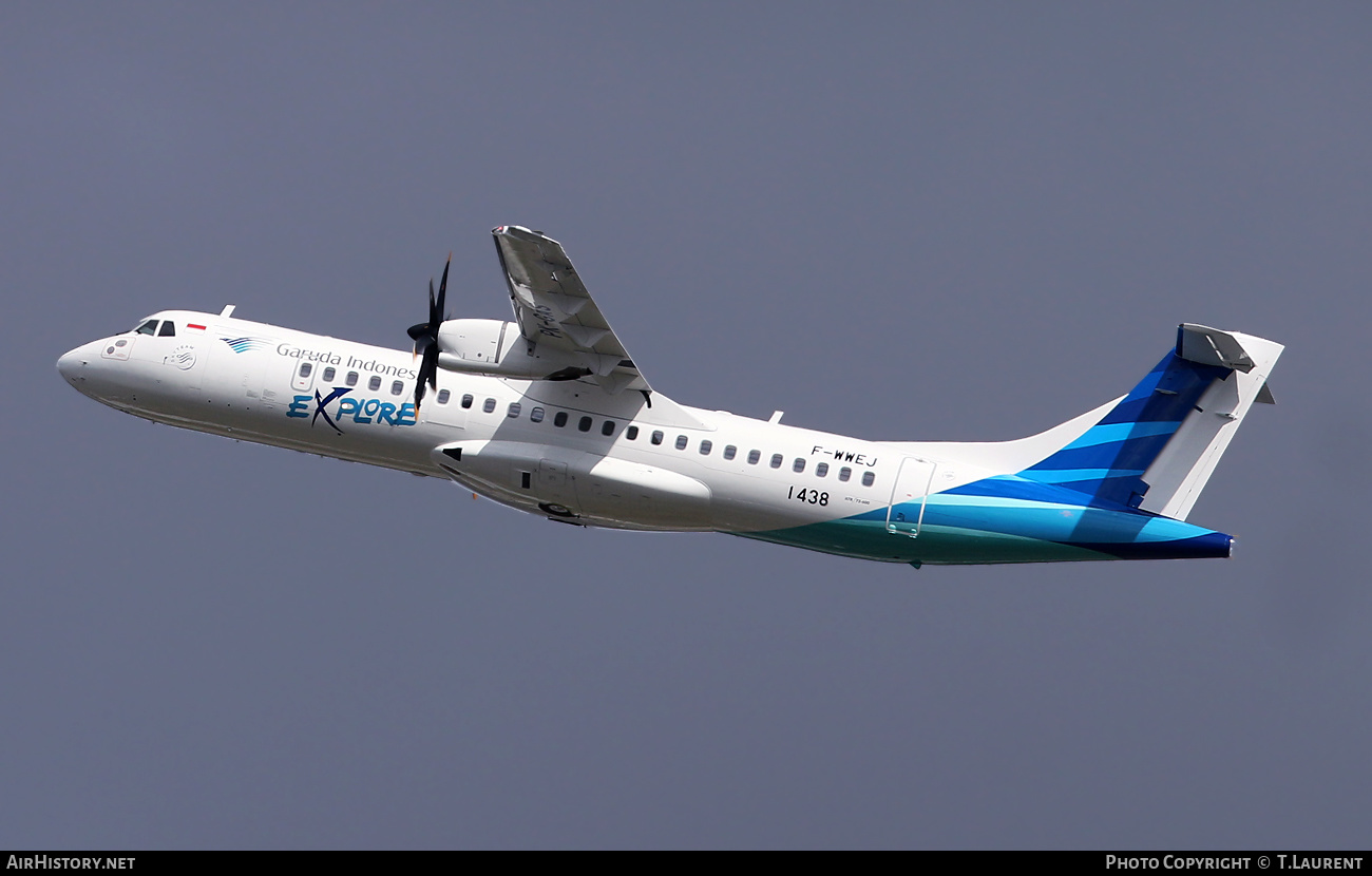 Aircraft Photo of F-WWEJ | ATR ATR-72-600 (ATR-72-212A) | Garuda Indonesia Explore | AirHistory.net #441893