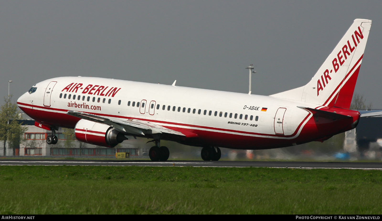 Aircraft Photo of D-ABAK | Boeing 737-46J | Air Berlin | AirHistory.net #441905