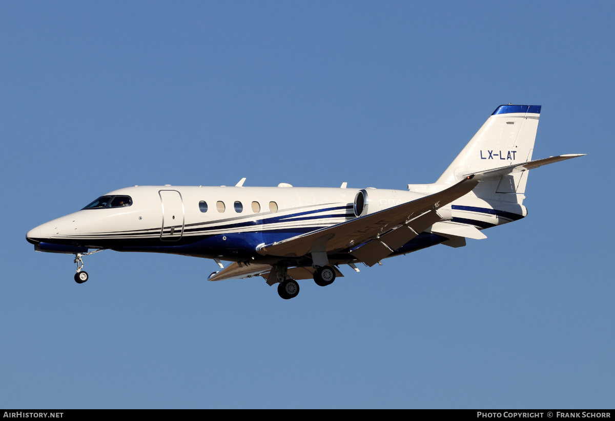 Aircraft Photo of LX-LAT | Cessna 680A Citation Latitude | AirHistory.net #441906
