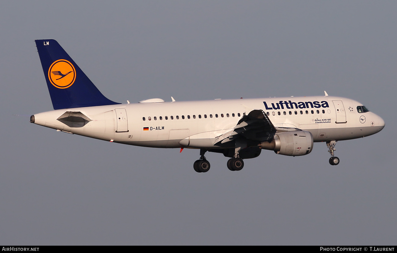 Aircraft Photo of D-AILM | Airbus A319-114 | Lufthansa | AirHistory.net #441909