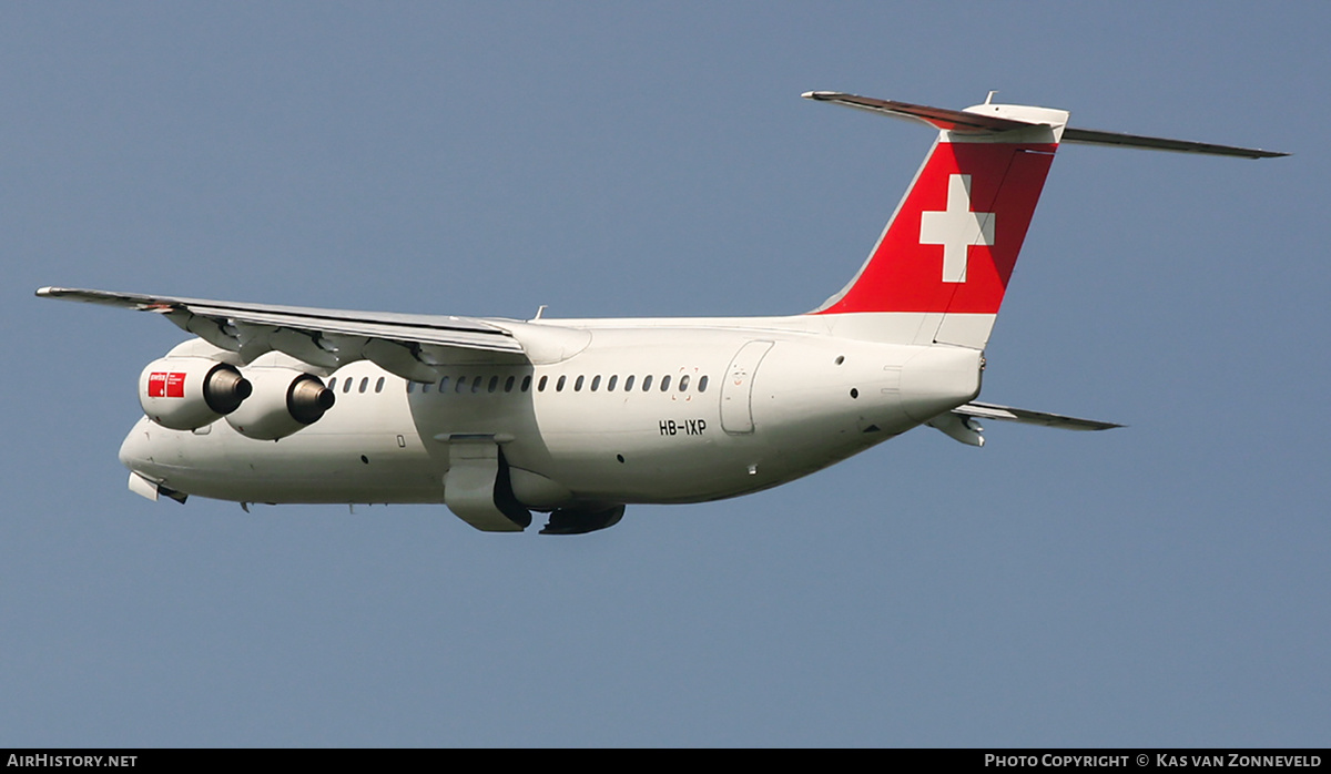 Aircraft Photo of HB-IXP | British Aerospace Avro 146-RJ100 | Swiss International Air Lines | AirHistory.net #441911