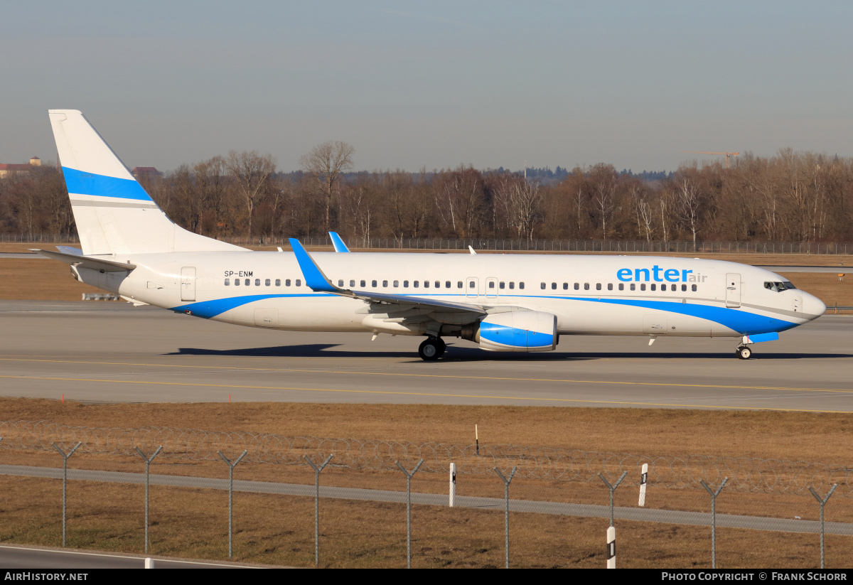 Aircraft Photo of SP-ENM | Boeing 737-8CX | Enter Air | AirHistory.net #441912