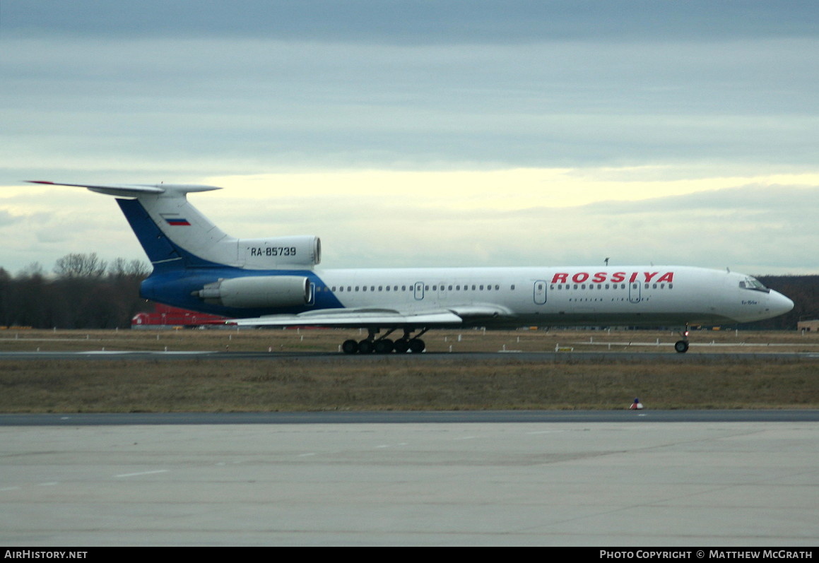 Aircraft Photo of RA-85739 | Tupolev Tu-154M | Rossiya - Russian Airlines | AirHistory.net #441960