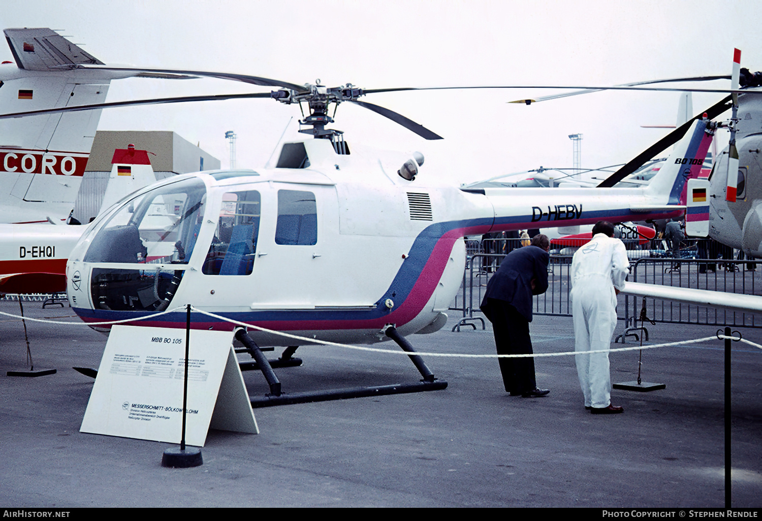Aircraft Photo of D-HEBV | MBB BO-105A | AirHistory.net #442016