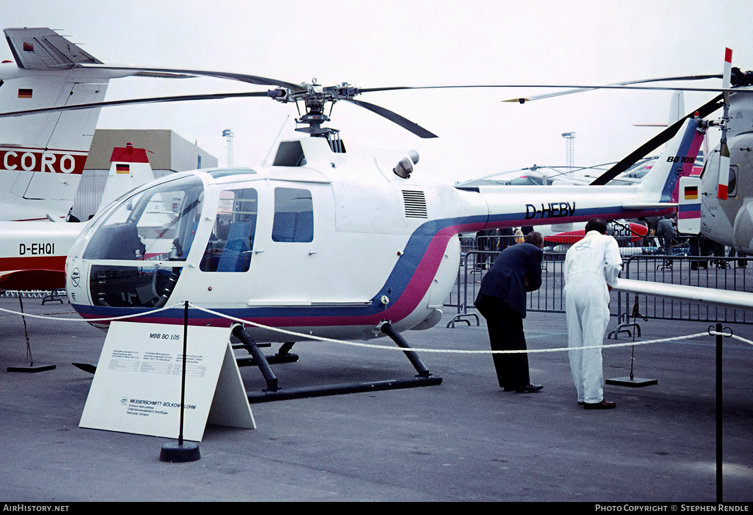 Aircraft Photo of D-HEBV | MBB BO-105A | AirHistory.net #442016