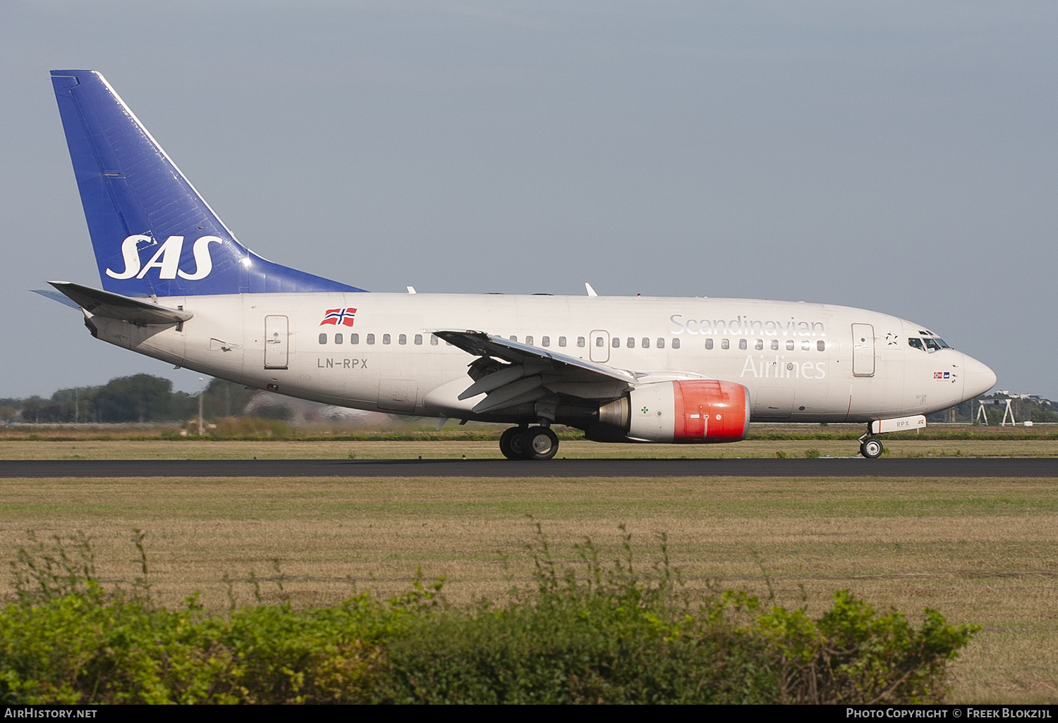 Aircraft Photo of LN-RPX | Boeing 737-683 | Scandinavian Airlines - SAS | AirHistory.net #442042