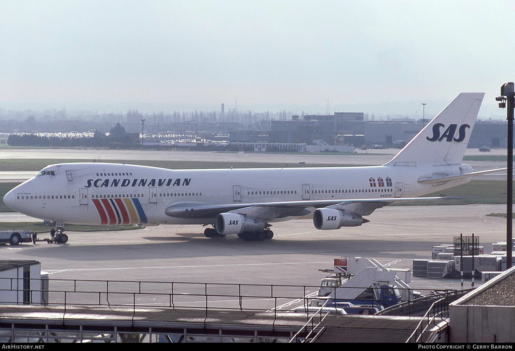 Aircraft Photo of N4502R | Boeing 747-283B | Scandinavian Airlines - SAS | AirHistory.net #442082