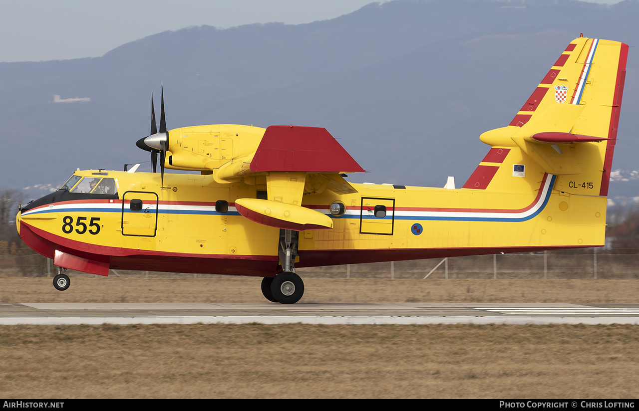 Aircraft Photo of 855 | Bombardier CL-415 (CL-215-6B11) | Croatia - Air Force | AirHistory.net #442087