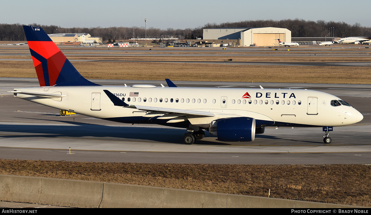 Aircraft Photo of N116DU | Airbus A220-171 (BD-500-1A10) | Delta Air Lines | AirHistory.net #442090