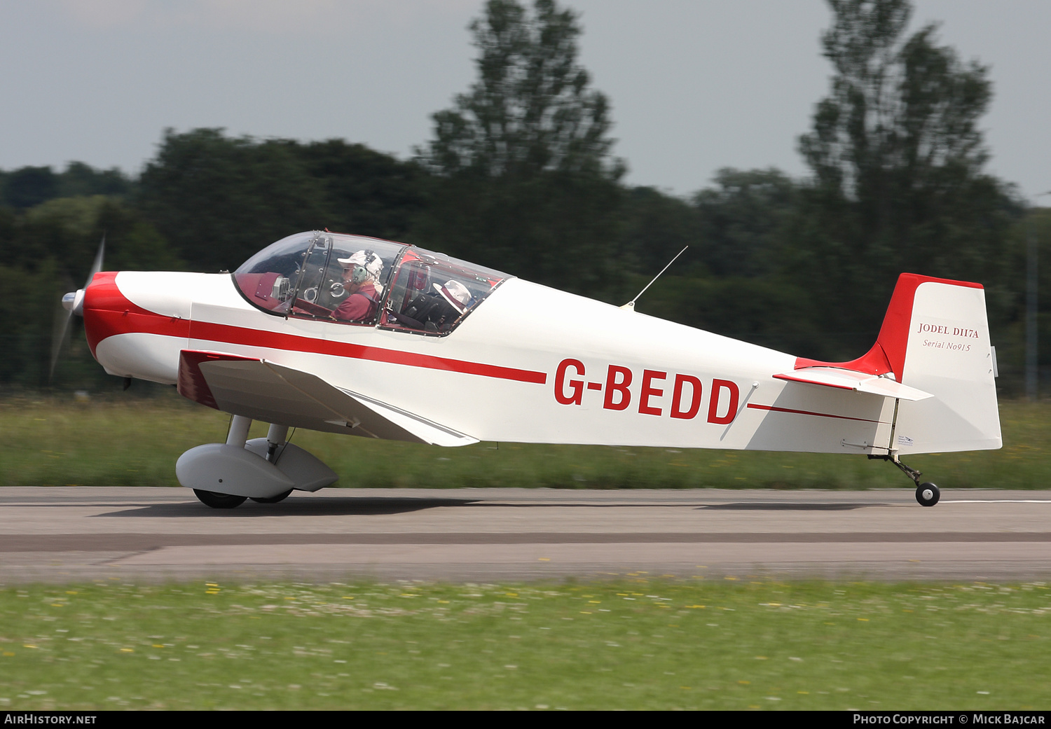 Aircraft Photo of G-BEDD | SAN Jodel D-117A | AirHistory.net #442107