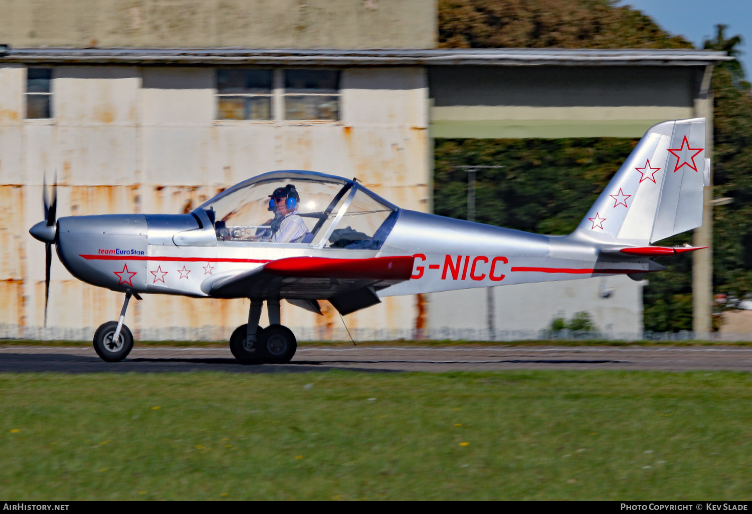 Aircraft Photo of G-NICC | Evektor-Aerotechnik EV-97 Eurostar | AirHistory.net #442110