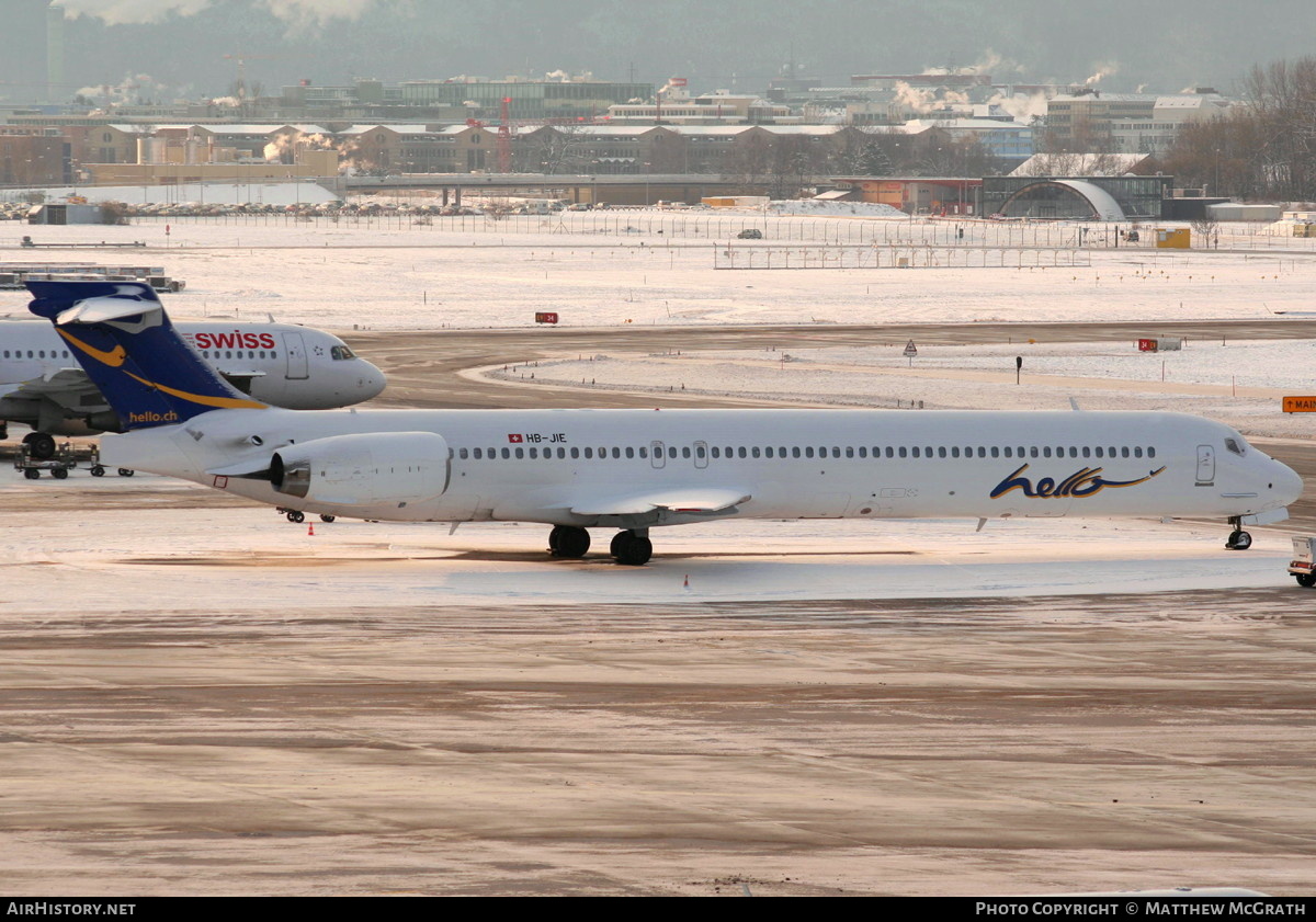 Aircraft Photo of HB-JIE | McDonnell Douglas MD-90-30 | Hello | AirHistory.net #442114