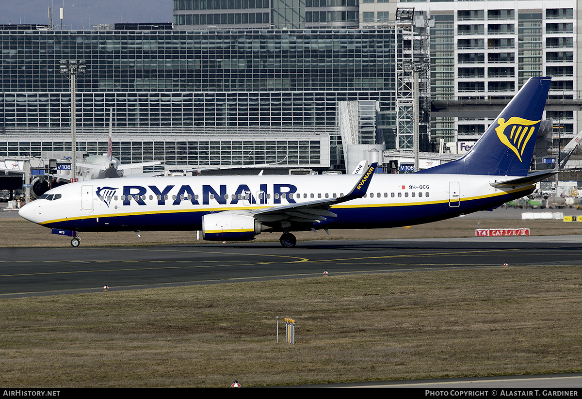 Aircraft Photo of 9H-QCG | Boeing 737-8AS | Ryanair | AirHistory.net #442118